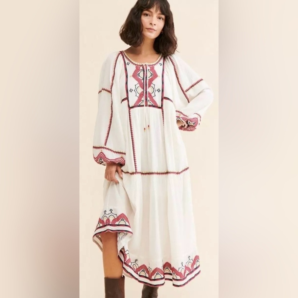 NWOT Free People Sweet Escape MIDI Dress XS New $198 retail - Picture 3 of 11